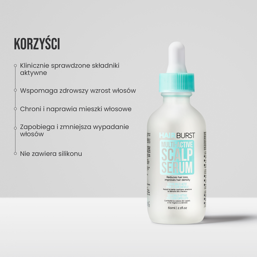 Multiaktywne serum do skóry głowy