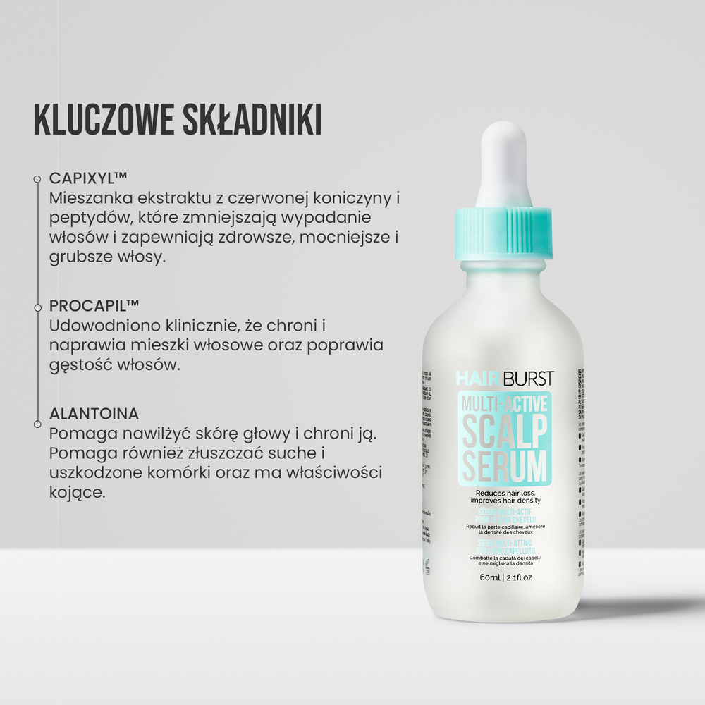 Multiaktywne serum do skóry głowy